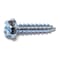 Midwest Fastener Sheet Metal Screw, #12 x 1 in, Zinc Plated Steel Flange Hex Head Slotted Drive, 100 PK 02947 - alternate 1